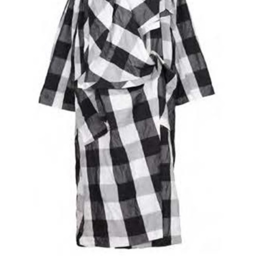 Alembika Buffalo Check Long Jacket L